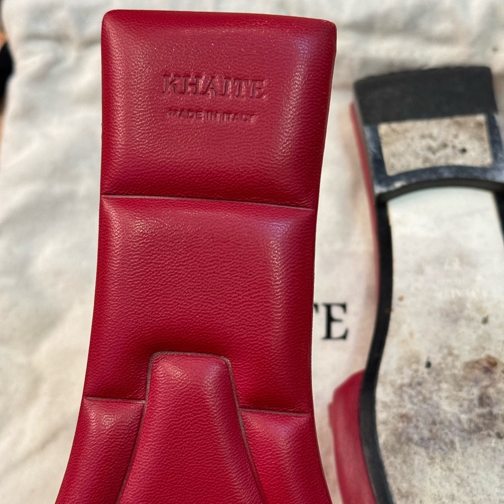 Khaite leather sandals - Picture 3 of 6